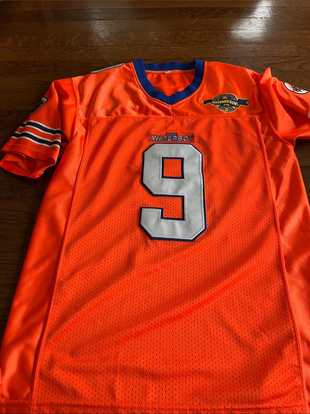 Water boy Bouche men's Orange Football Jersey - Number 9